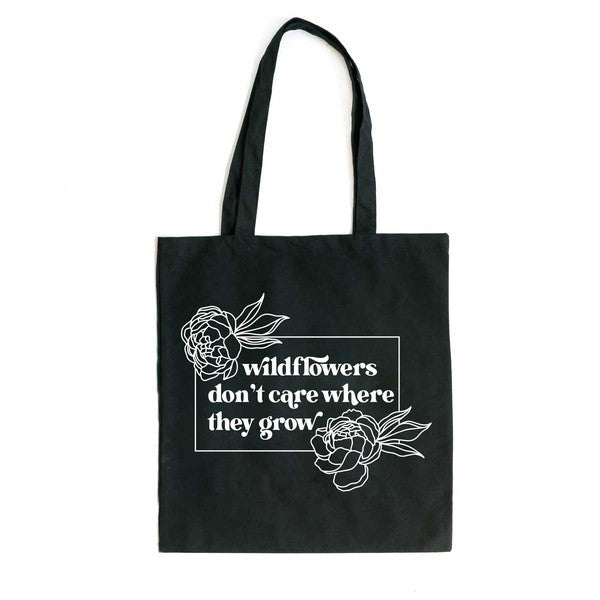 Wildflowers Don't Case Tote