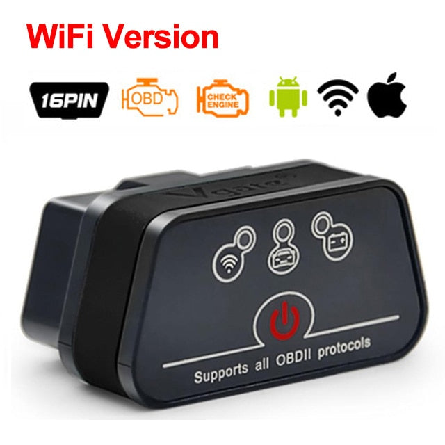 Vgate icar2 Bluetooth/Wifi OBD2 Diagnostic-tool ELM327 Bluetooth/wifi OBD 2 Scanner Mini ELM327 for android/PC/IOS Code Reader