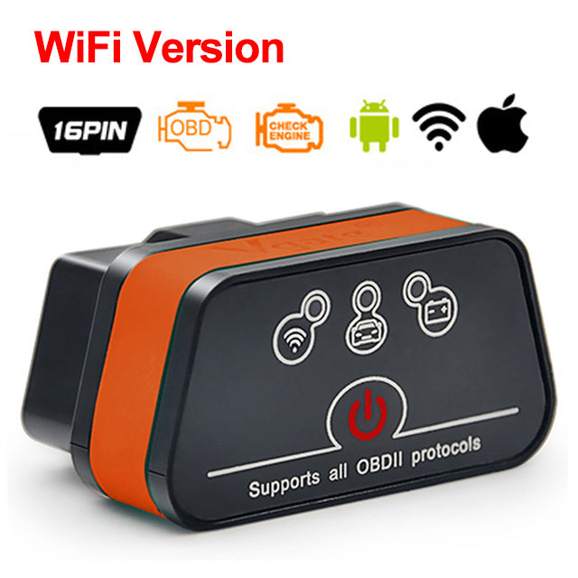 Vgate icar2 Bluetooth/Wifi OBD2 Diagnostic-tool ELM327 Bluetooth/wifi OBD 2 Scanner Mini ELM327 for android/PC/IOS Code Reader