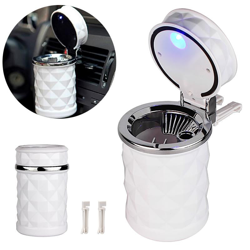 Top Grade Led Cigar Car Ashtray Cup for VW golf for Audi A4 Automobile Cigarette Ashtray Holder with Car Air Vent Mount Clip