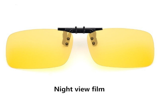 Polarized UV400 Night Vision Clip On Sunglasses